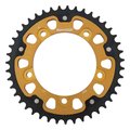 Supersprox New  - Gold Stealth sprocket For 43T, Chain Size 530,  RST-1800-43-GLD